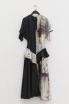 MUTEDANCE Black and White Print Panel Dress MD22SS56 PM42